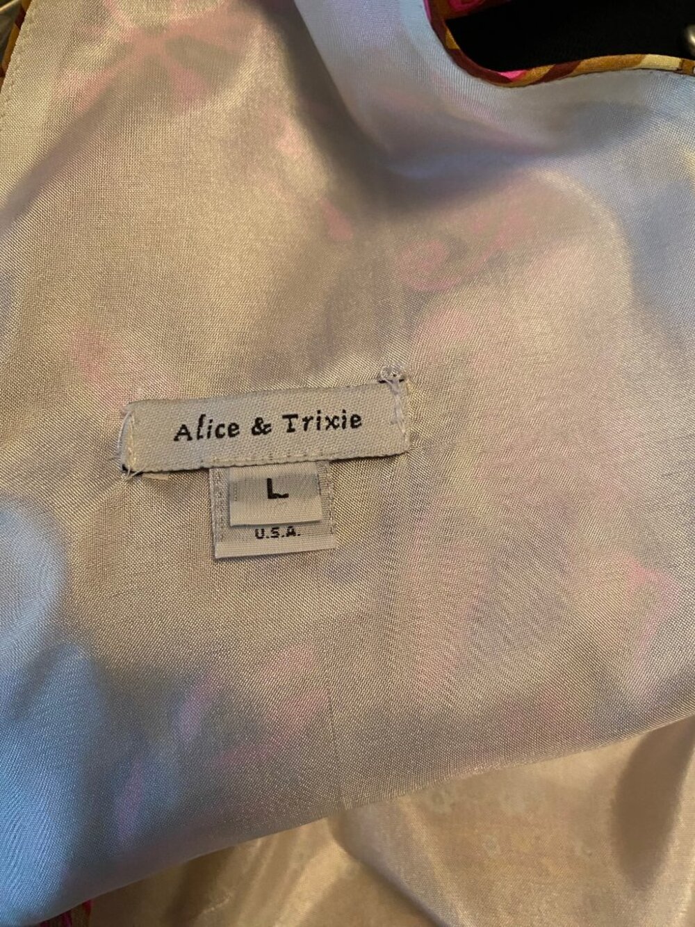 Alice & Trixie Top, size Large, Multi-pattern/colors - Picture 6 of 7